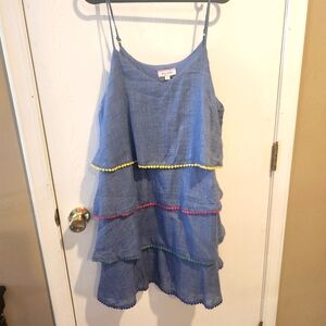 NWT Andre Tiered denim dress